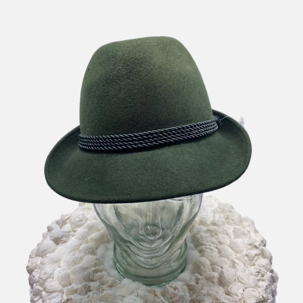 Vintage Forrest Green Fedora